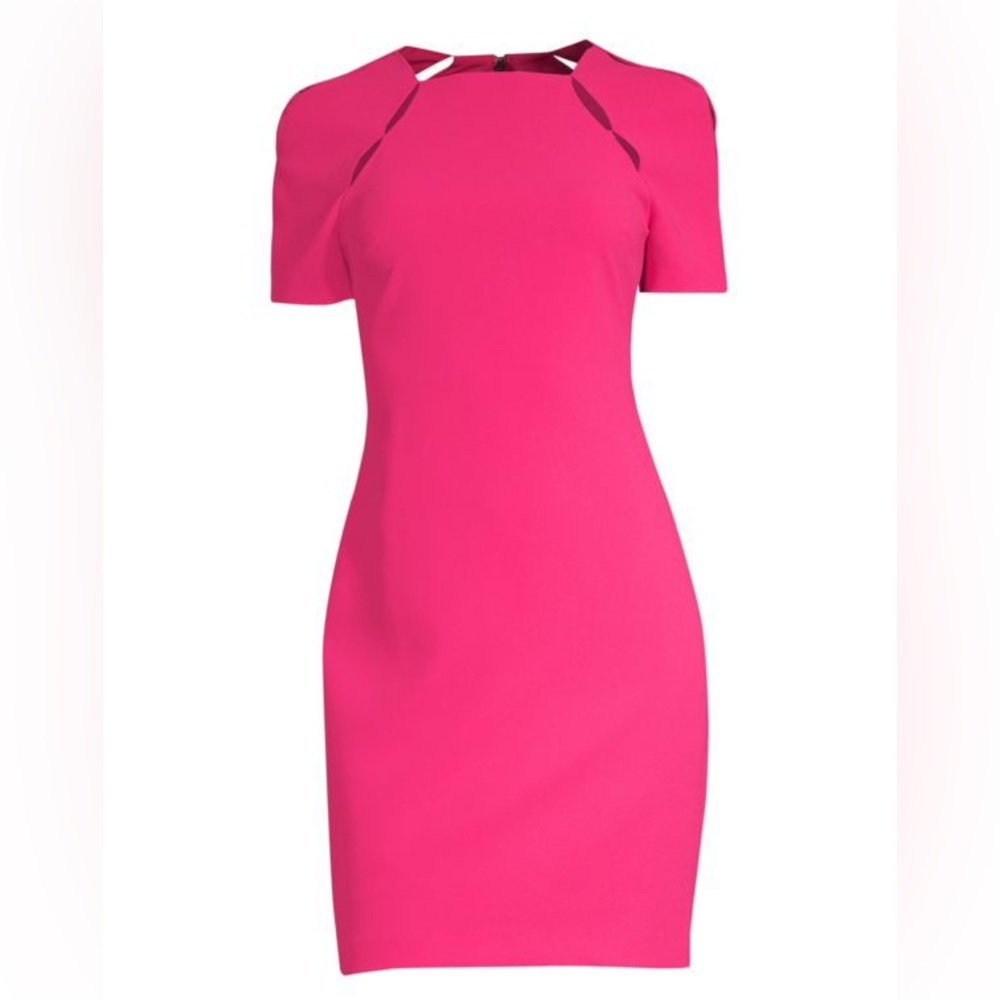 NWT ALICE + OLIVIA Pink Sheath Dress Size 8